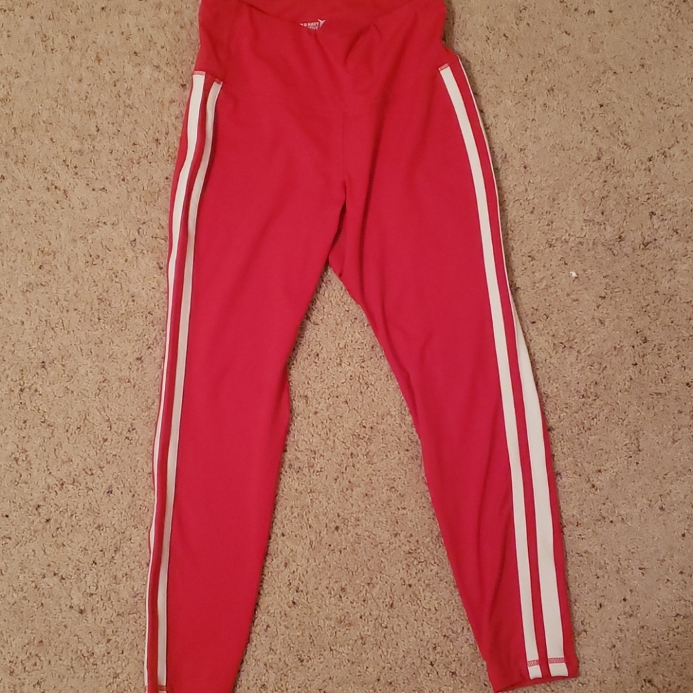 Old Navy High Waisted Striped Leggings